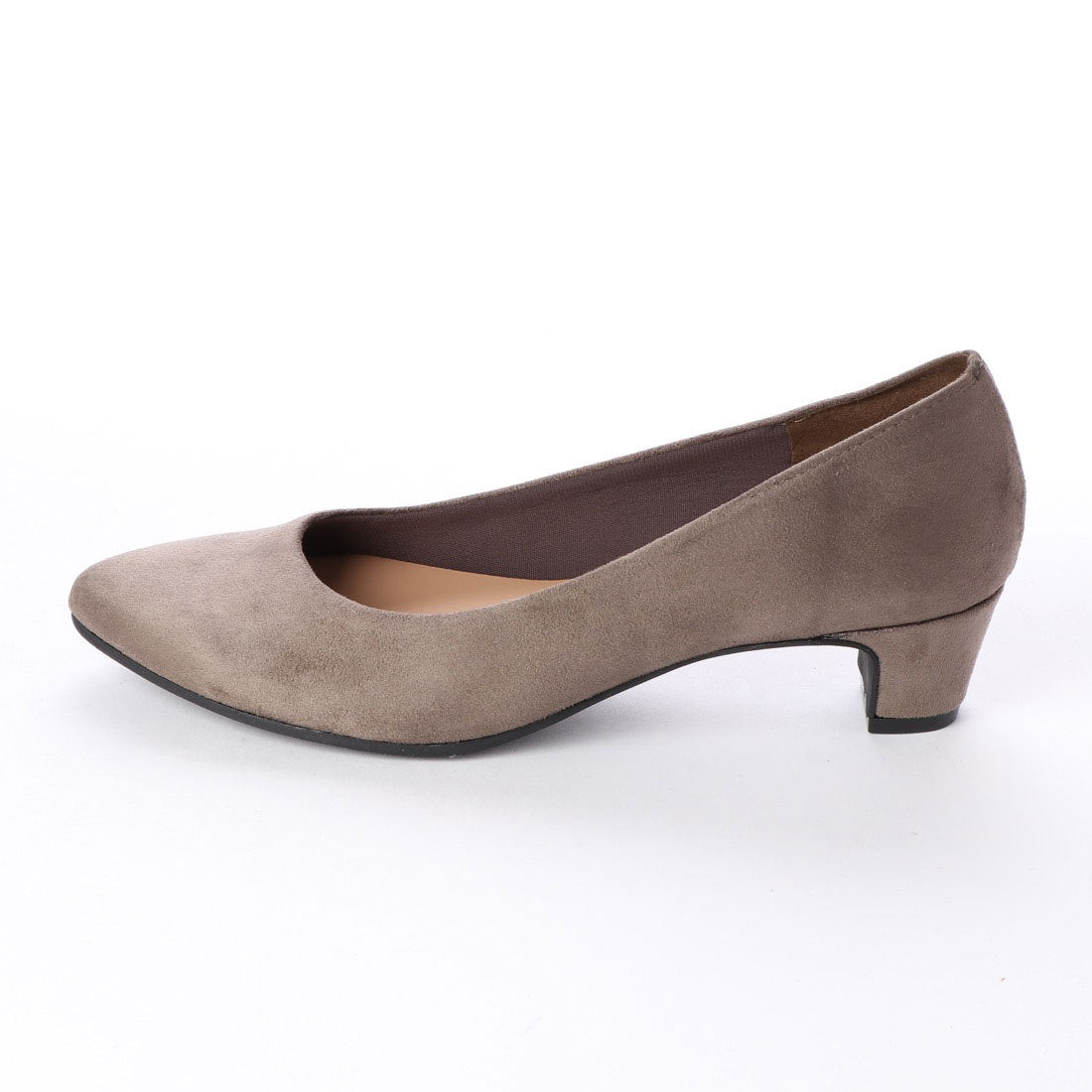 First Contact Japanese-made pumps, First Contact, mid-heel 4cm, smooth, formal, black