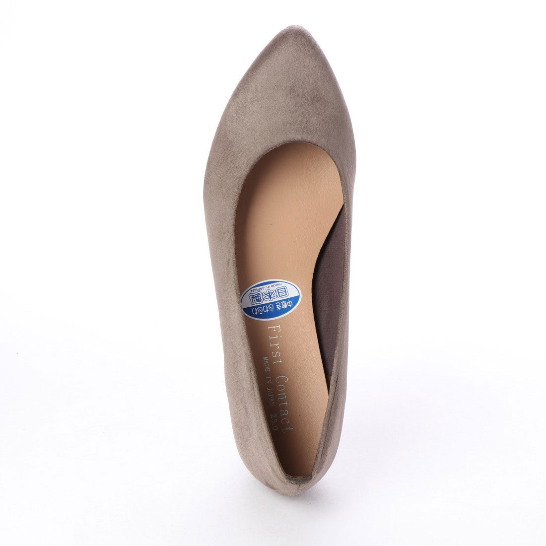 First Contact Japanese-made pumps, First Contact, mid-heel 4cm, smooth, formal, black