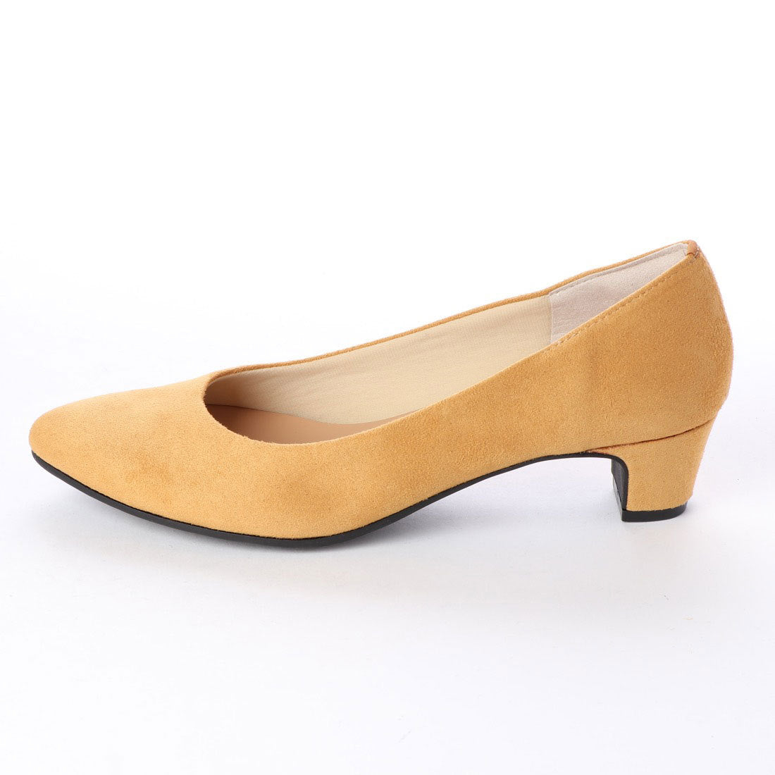 First Contact Japanese-made pumps, First Contact, mid-heel 4cm, smooth, formal, black
