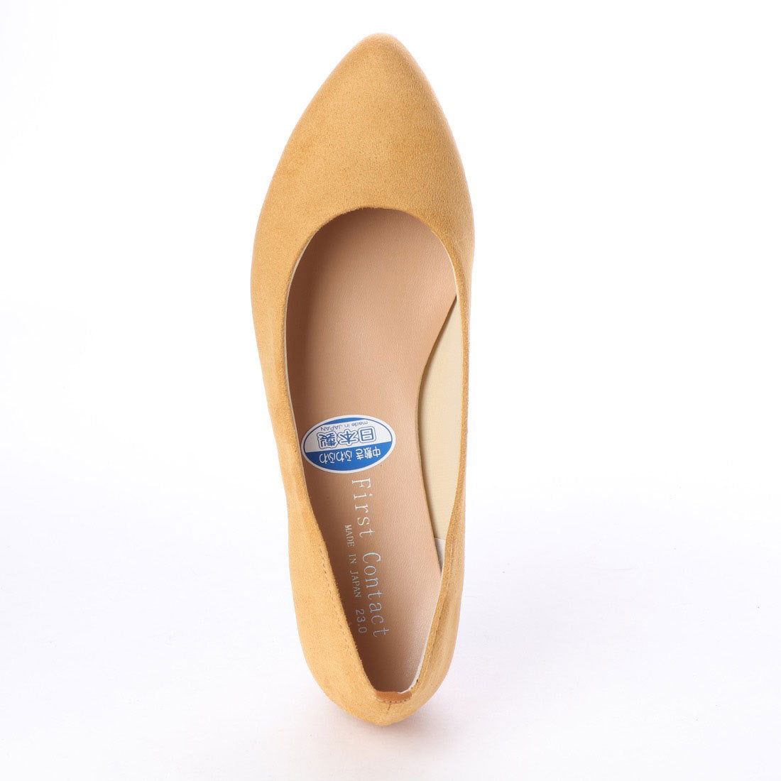 First Contact Japanese-made pumps, First Contact, mid-heel 4cm, smooth, formal, black