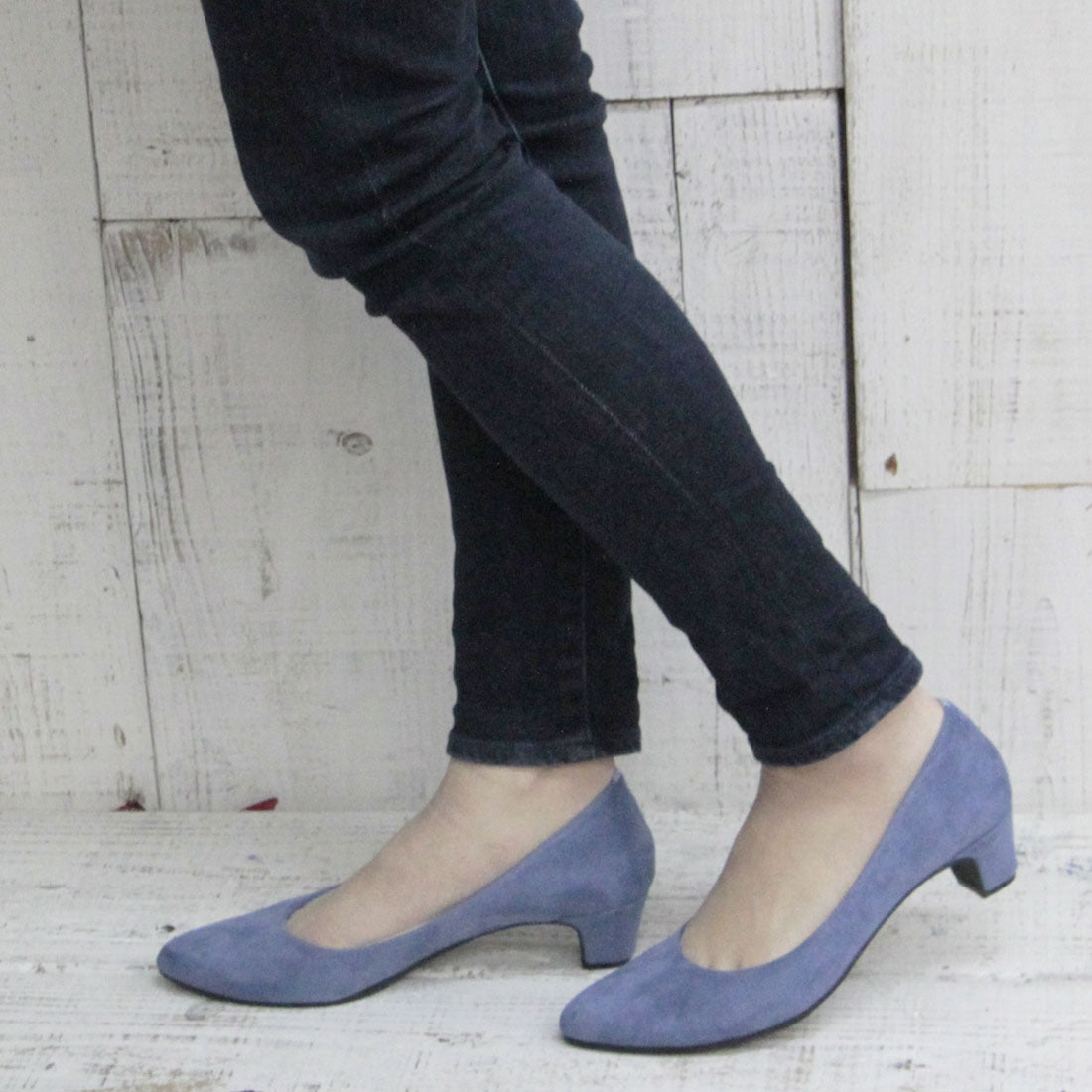 First Contact Japanese-made pumps, First Contact, mid-heel 4cm, smooth, formal, black
