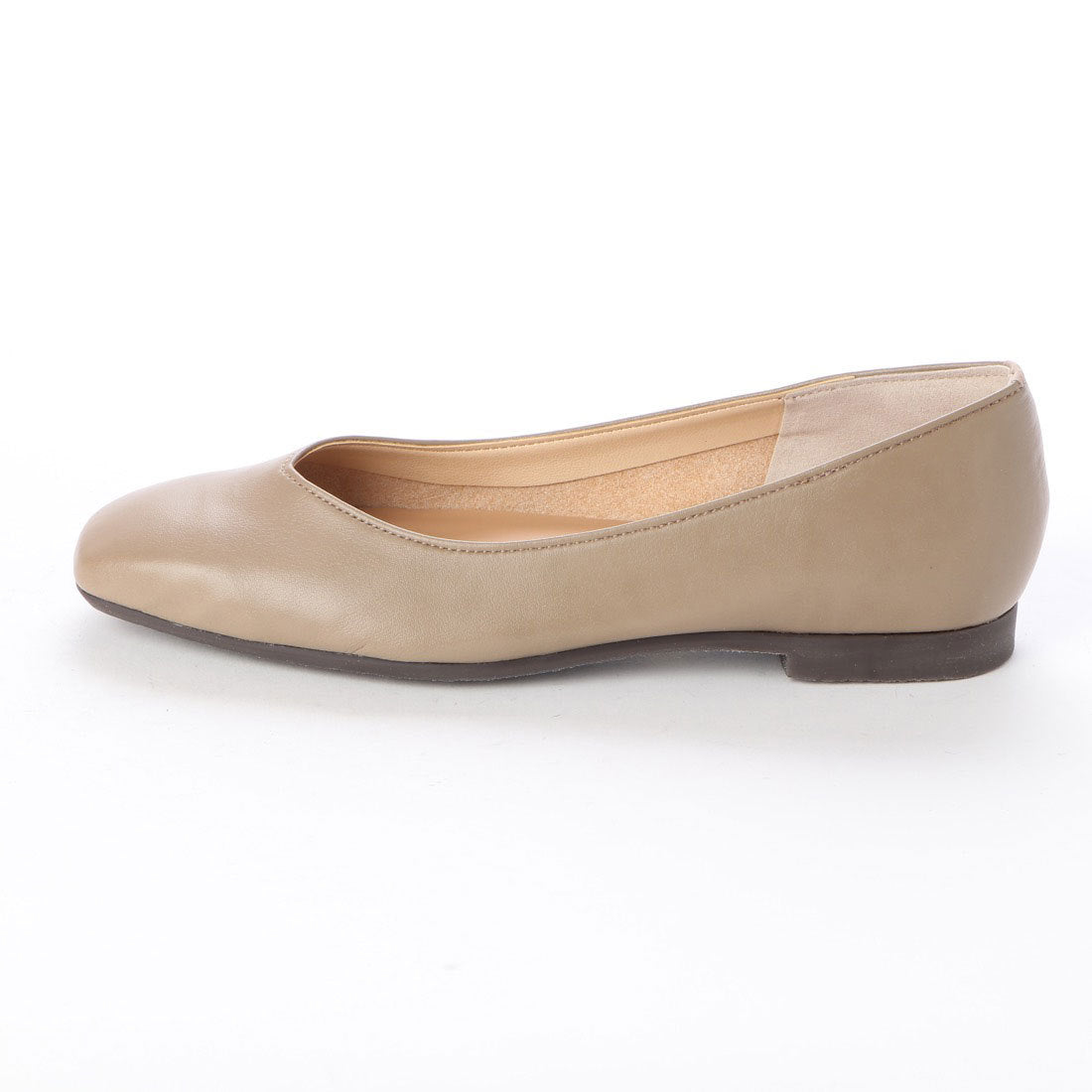 First Contact Pumps Popular Japanese-made Low-resilience cushion insole Easy-to-walk square-toe pumps Flat shoes
