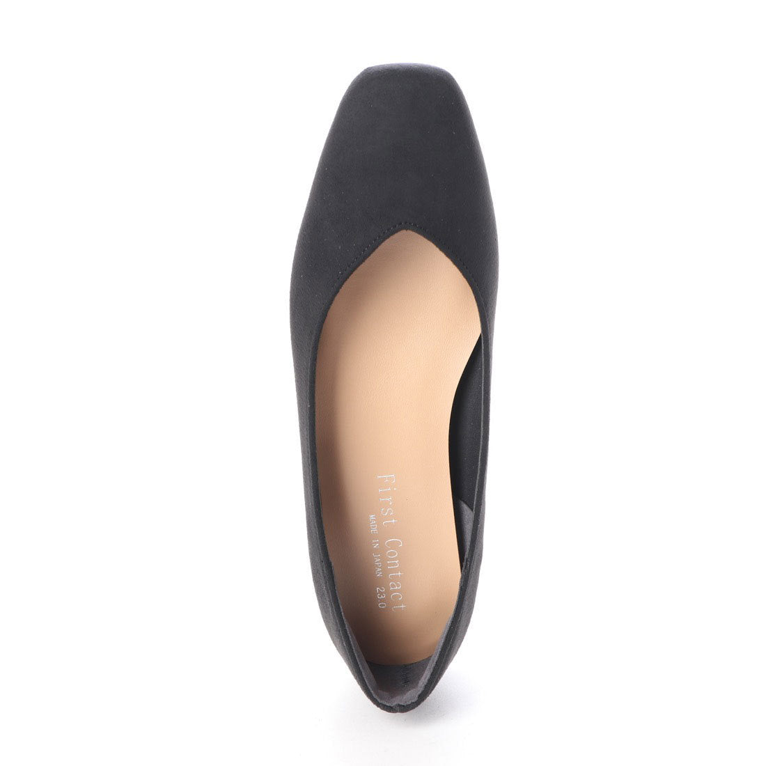 First Contact Pumps Popular Japanese-made Low-resilience cushion insole Easy-to-walk square-toe pumps Flat shoes