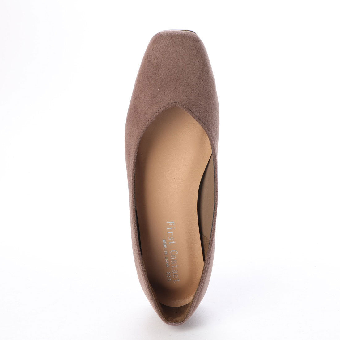 First Contact Pumps Popular Japanese-made Low-resilience cushion insole Easy-to-walk square-toe pumps Flat shoes