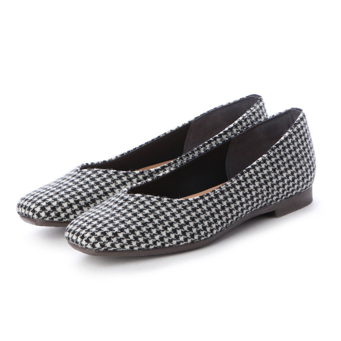First Contact Pumps Popular Japanese-made Low-resilience cushion insole Easy-to-walk square-toe pumps Flat shoes