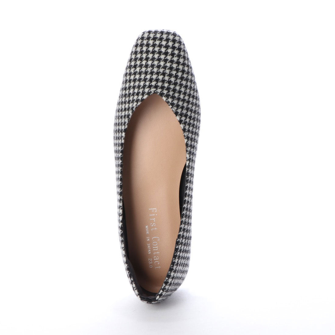 First Contact Pumps Popular Japanese-made Low-resilience cushion insole Easy-to-walk square-toe pumps Flat shoes