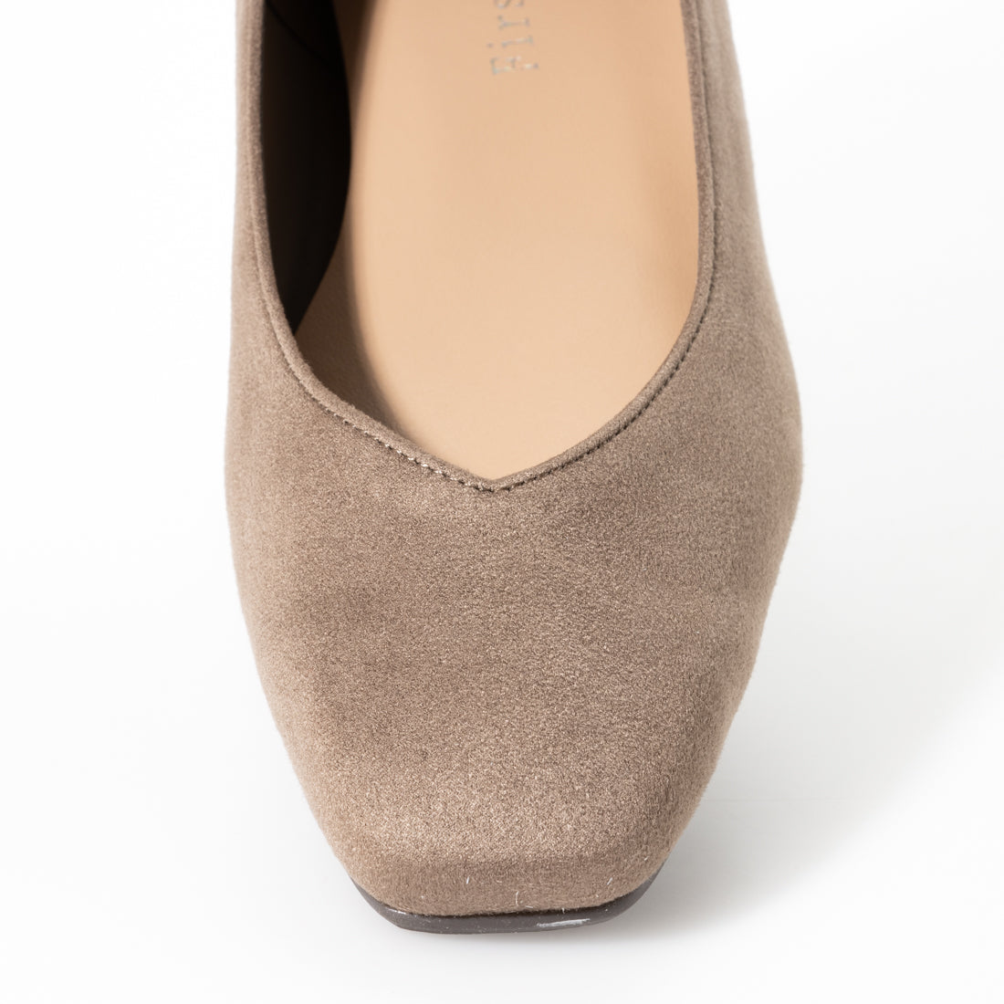 First Contact Pumps Popular Japanese-made Low-resilience cushion insole Easy-to-walk square-toe pumps Flat shoes