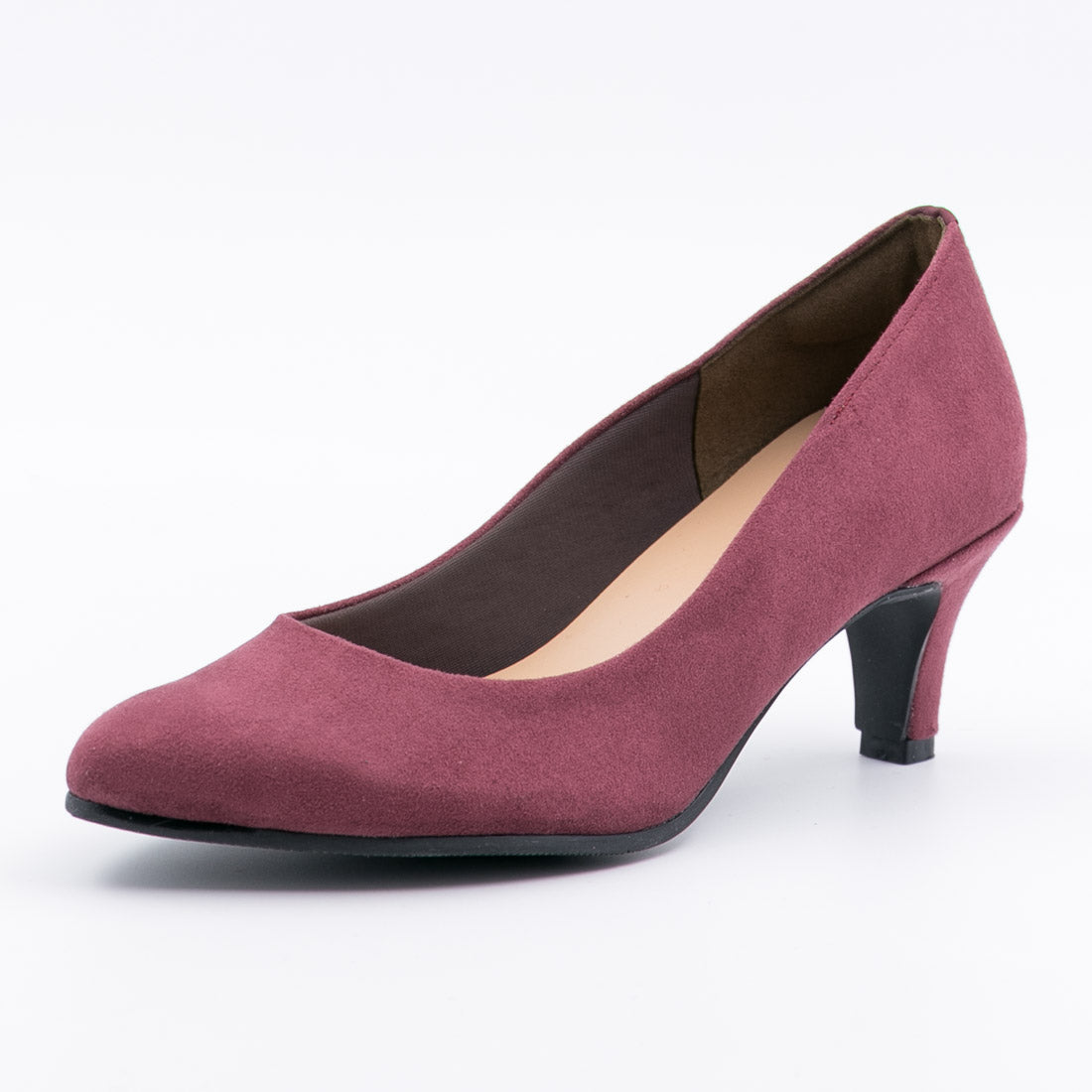 First Contact Women's Pumps, Odor-Free Insoles, Pumps You Can Run In, For the Office, Work, Commuting, Almond Toe, Antibacterial