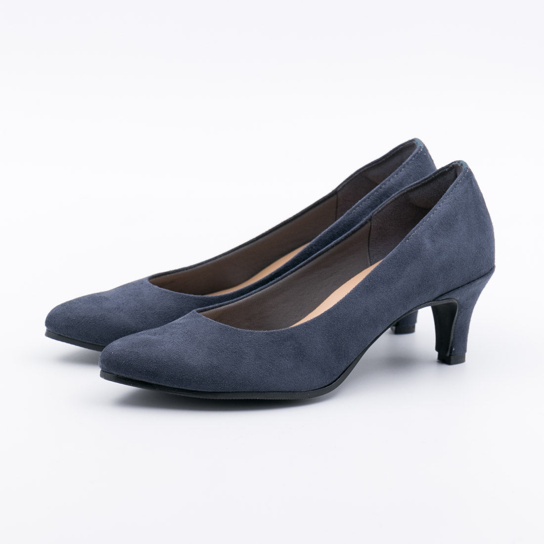 First Contact Women's Pumps, Odor-Free Insoles, Pumps You Can Run In, For the Office, Work, Commuting, Almond Toe, Antibacterial