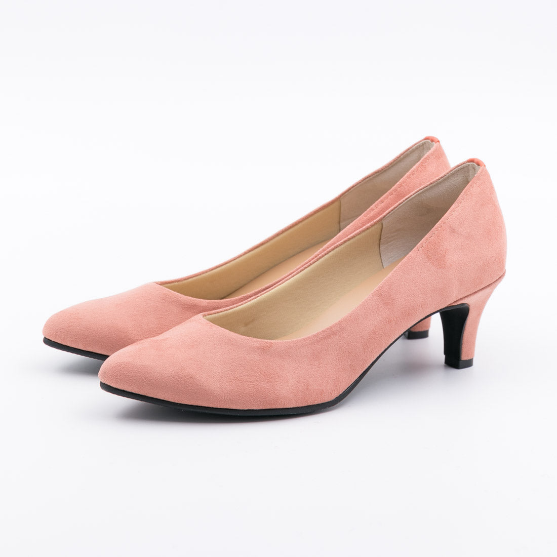 First Contact Women's Pumps, Odor-Free Insoles, Pumps You Can Run In, For the Office, Work, Commuting, Almond Toe, Antibacterial