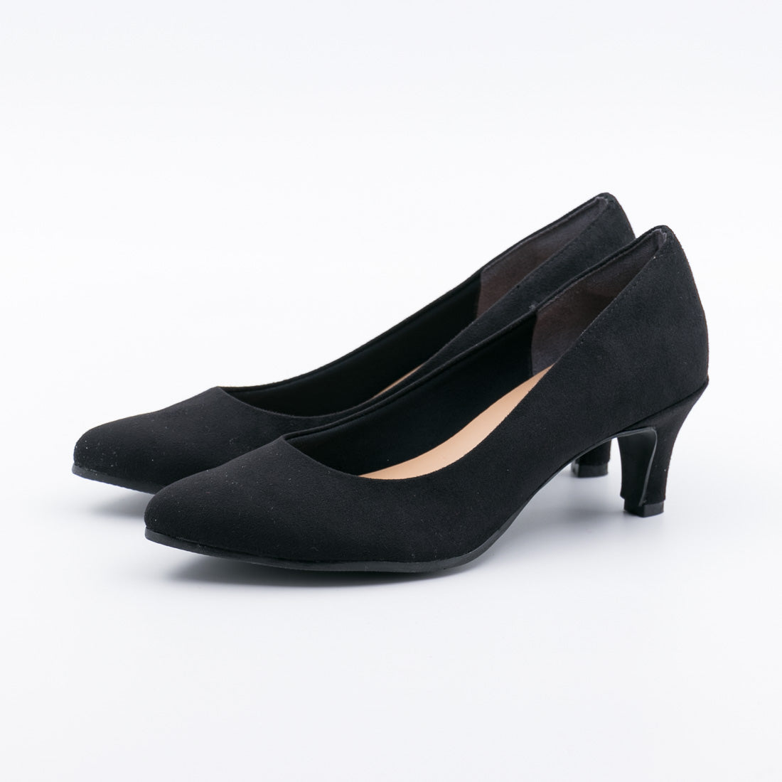 First Contact Women's Pumps, Odor-Free Insoles, Pumps You Can Run In, For the Office, Work, Commuting, Almond Toe, Antibacterial