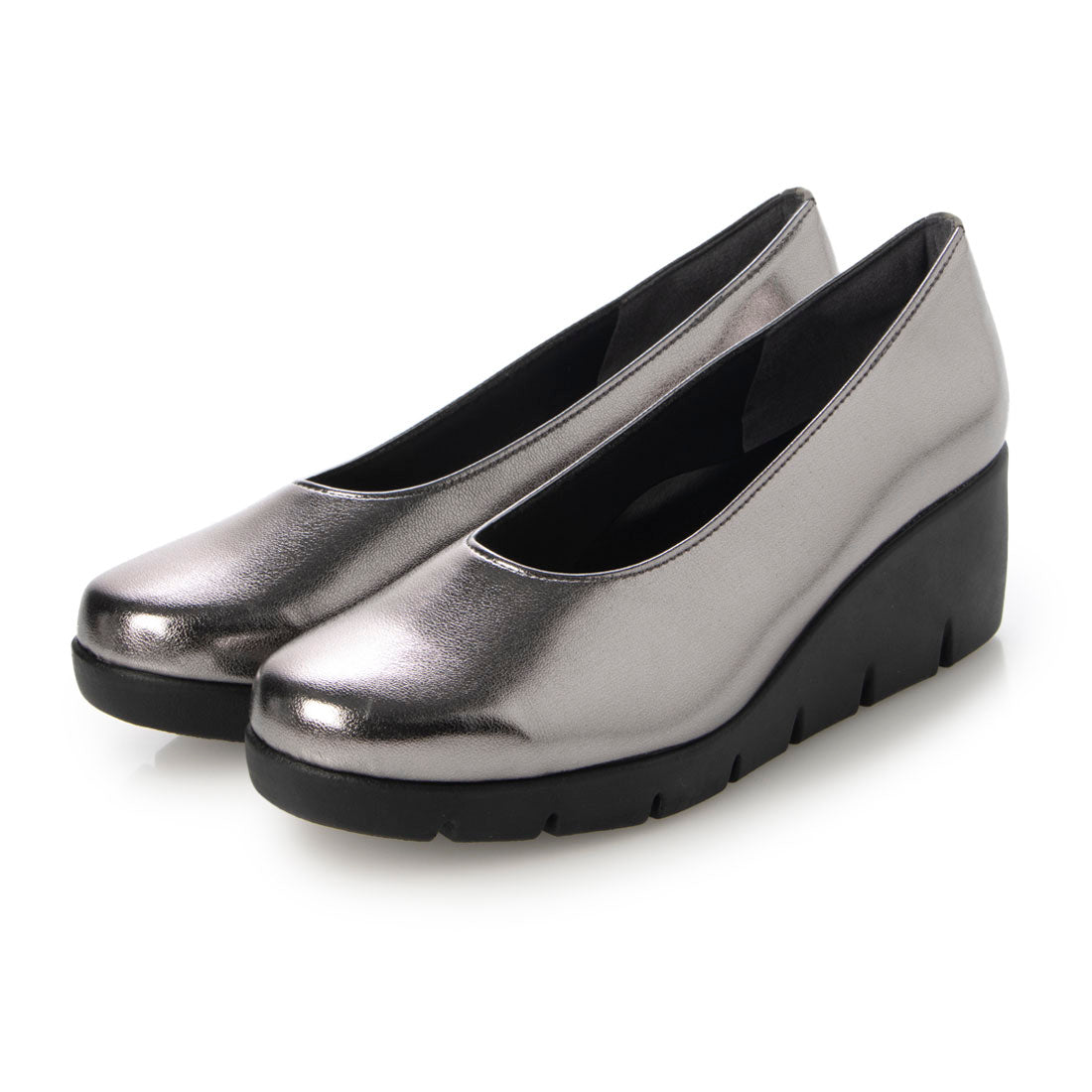 First Contact [Made in Japan] First Contact Pumps for women Comfort shoes Beautiful legs Wedge sole Office Memory foam insole