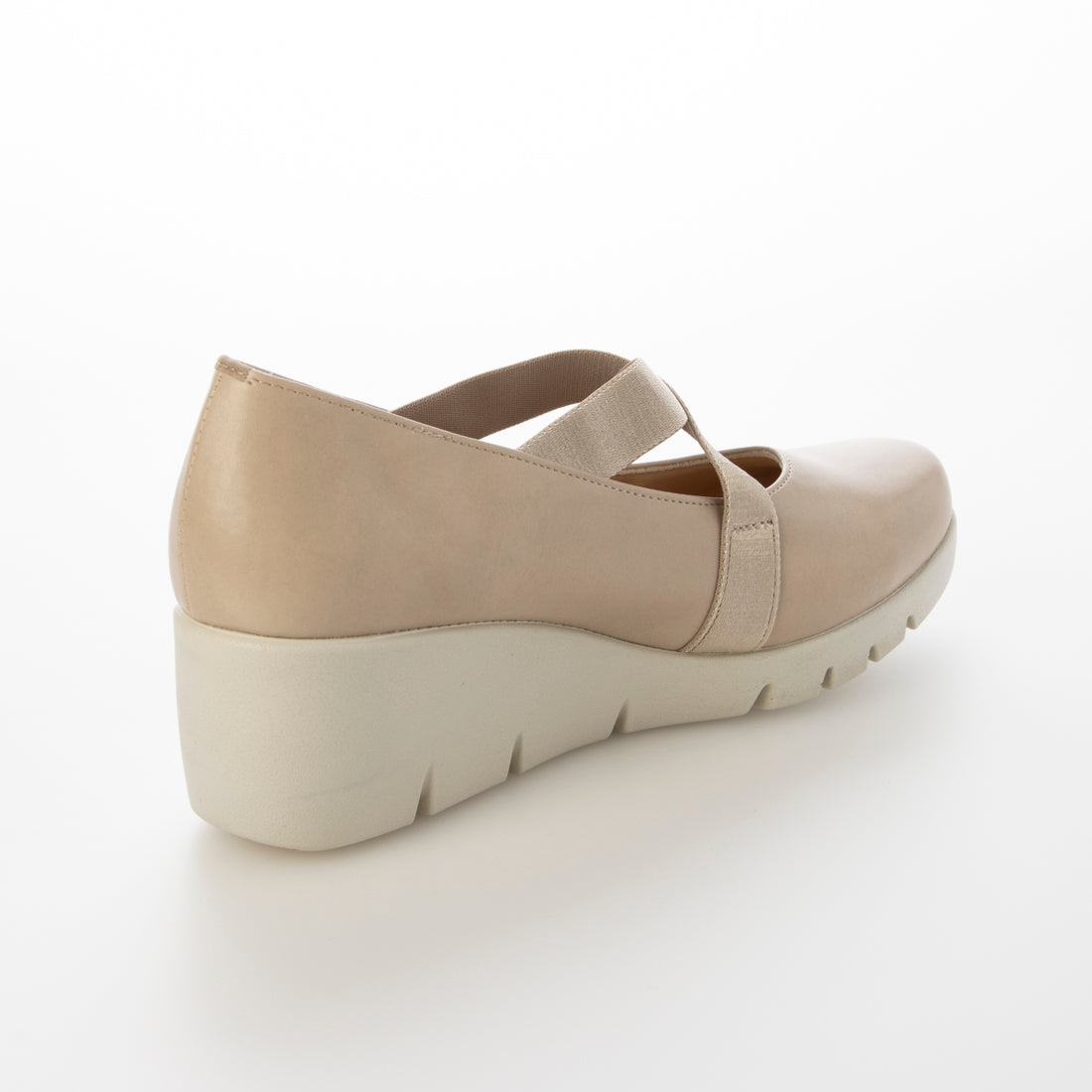 First Contact FIRST CONTACT First Contact Made in Japan Antibacterial Deodorizing Wedge Sole Pumps Strap Comfort Pumps