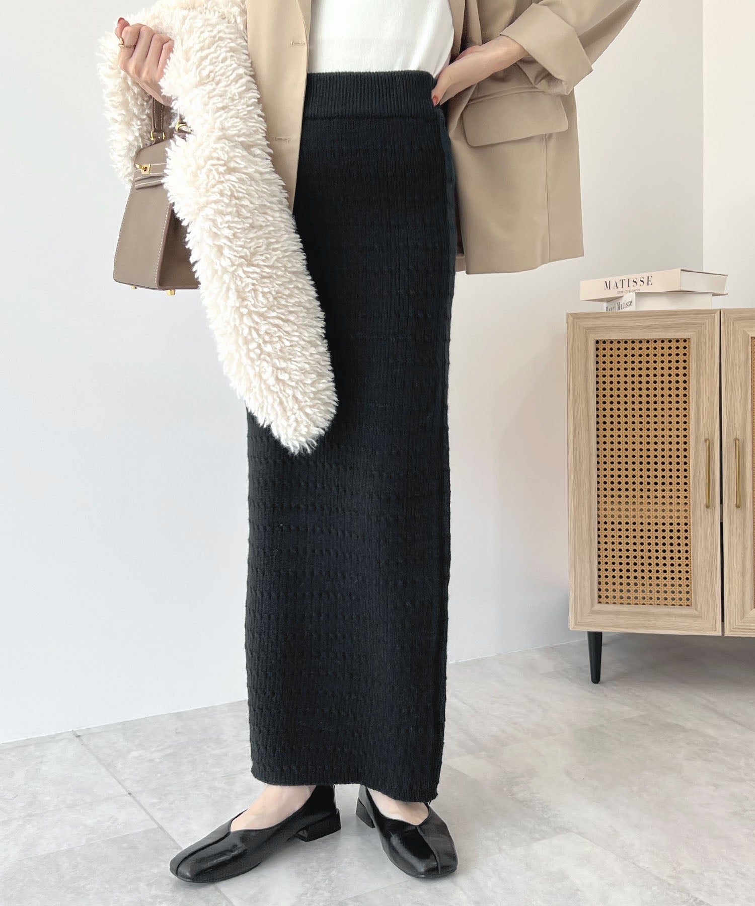 Futier Land Futier Land Knit Tight Skirt