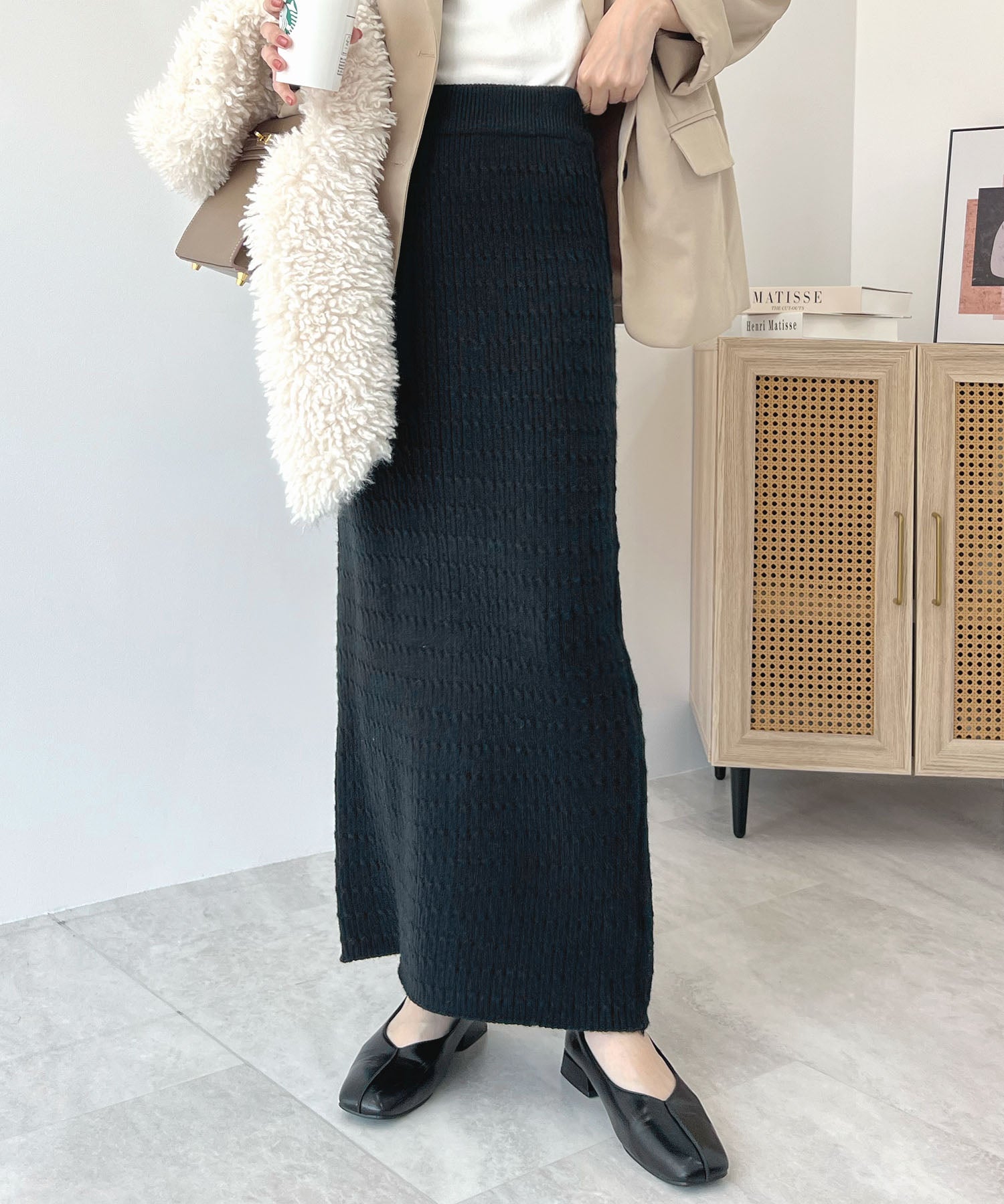 Futier Land Futier Land Knit Tight Skirt