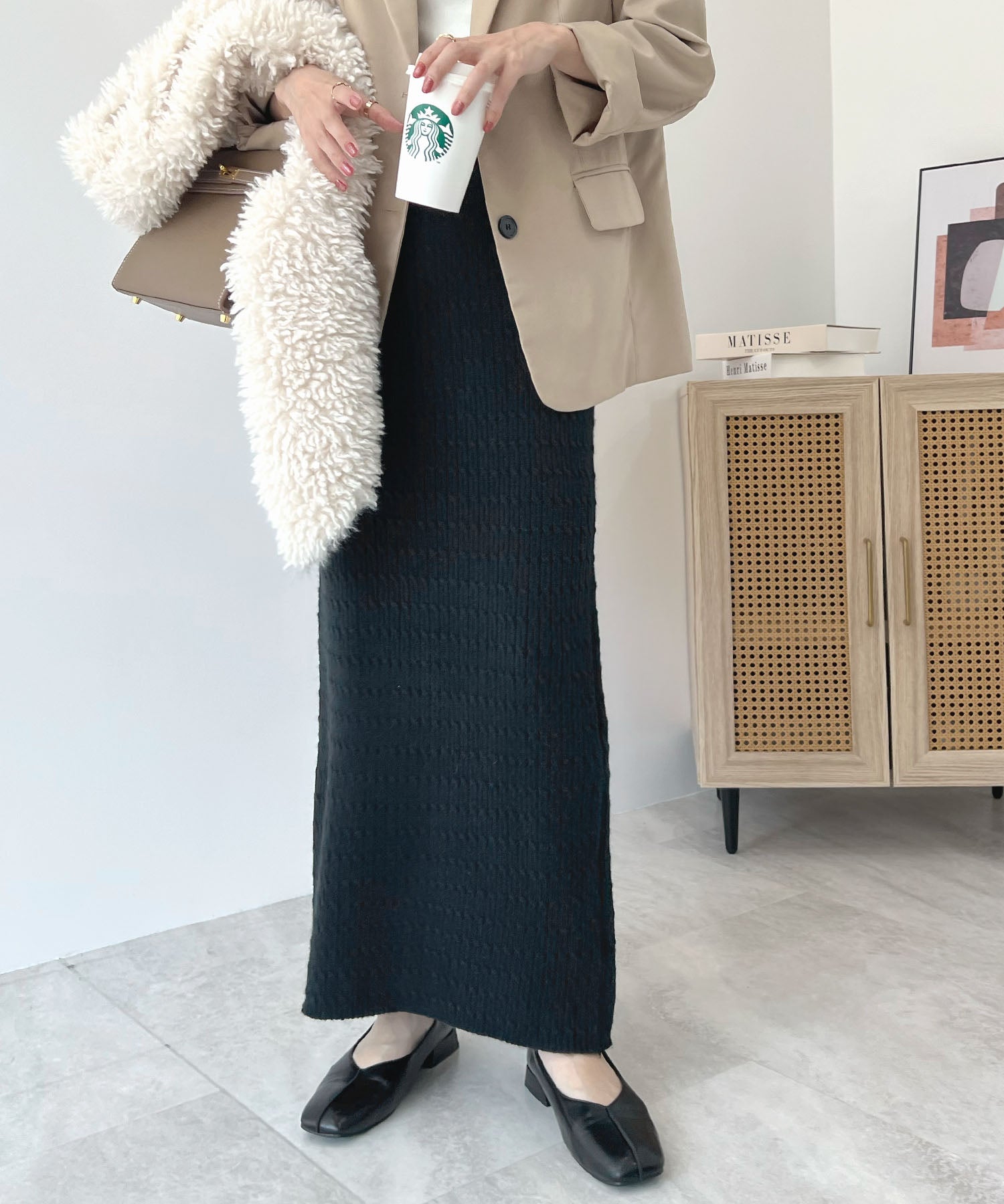 Futier Land Futier Land Knit Tight Skirt
