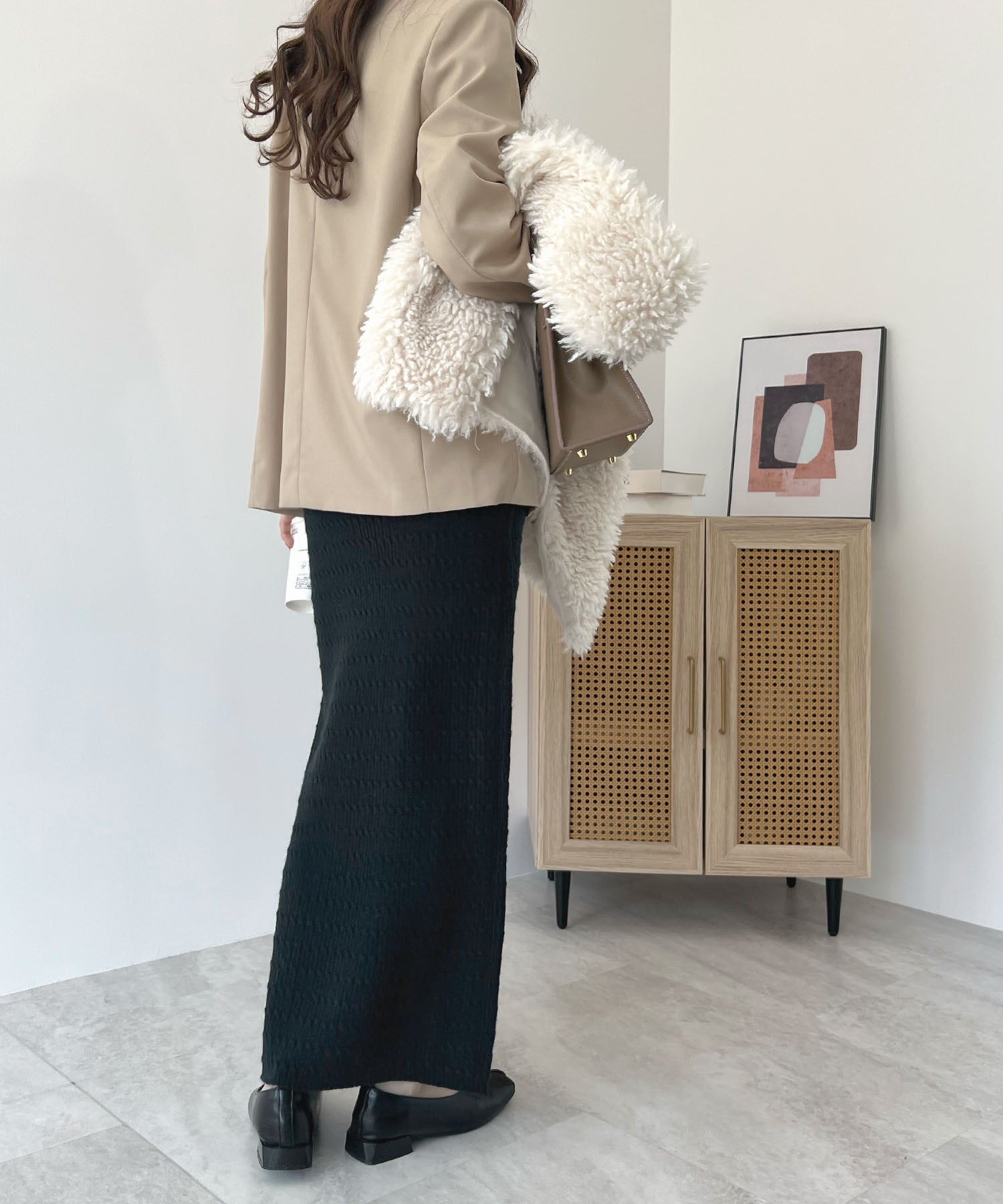 Futier Land Futier Land Knit Tight Skirt