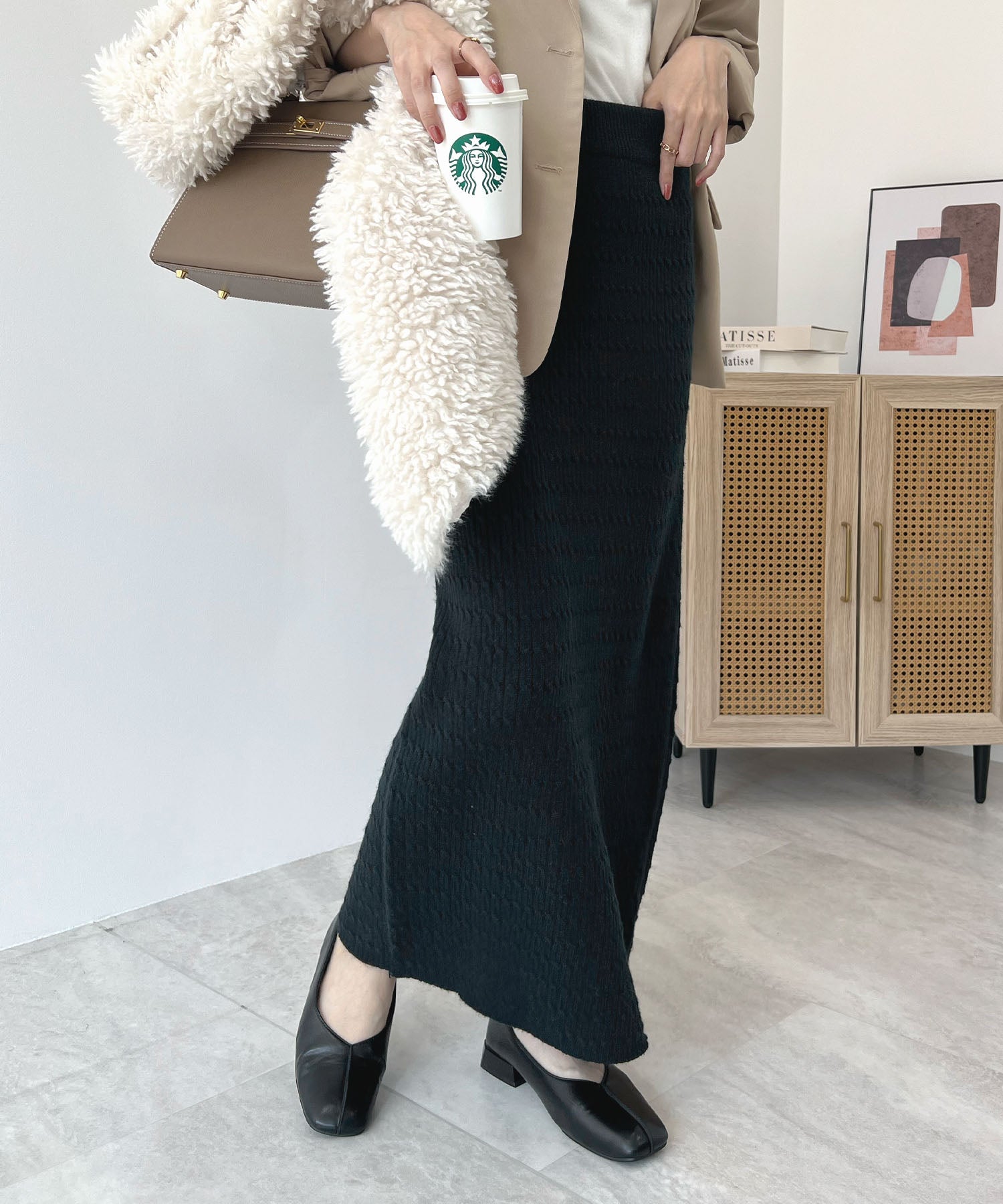 Futier Land Futier Land Knit Tight Skirt
