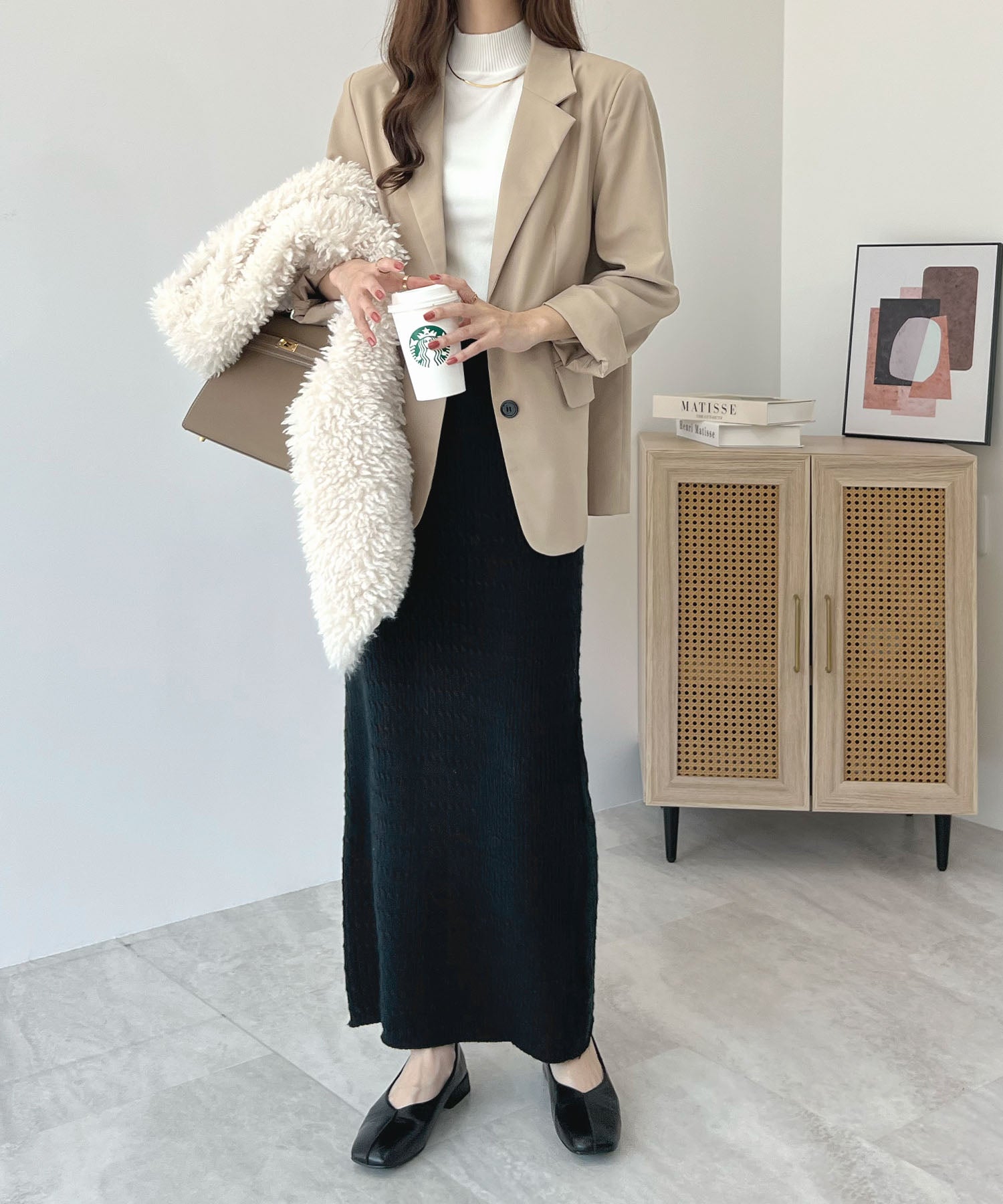 Futier Land Futier Land Knit Tight Skirt