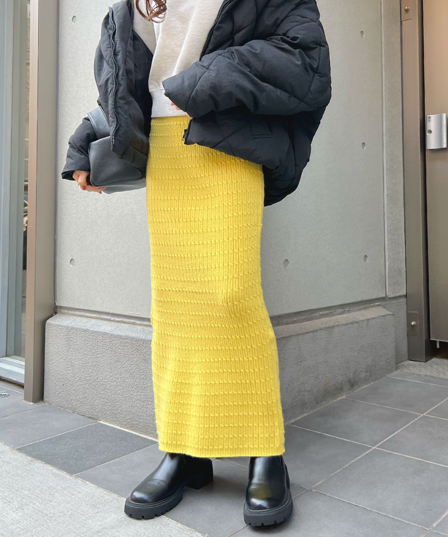 Futier Land Futier Land Knit Tight Skirt