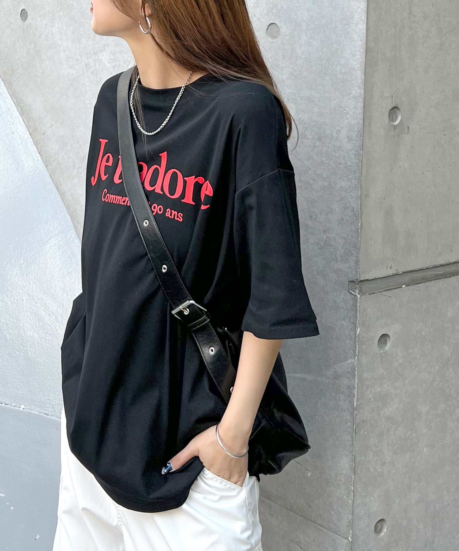フューティアランド Futier Land フレンチロゴTシャツ （ブラック） ブラック