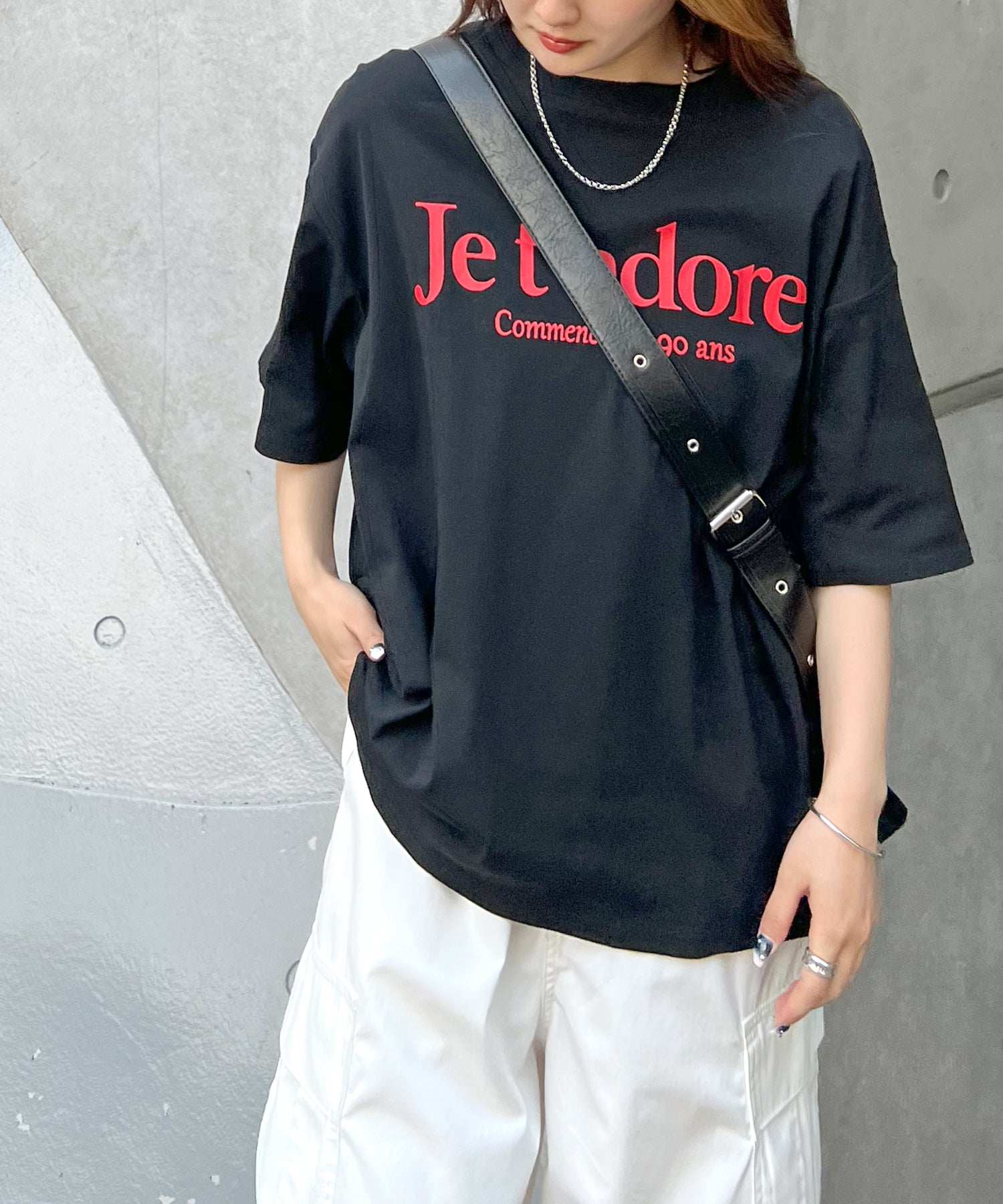 フューティアランド Futier Land フレンチロゴTシャツ （ブラック） ブラック