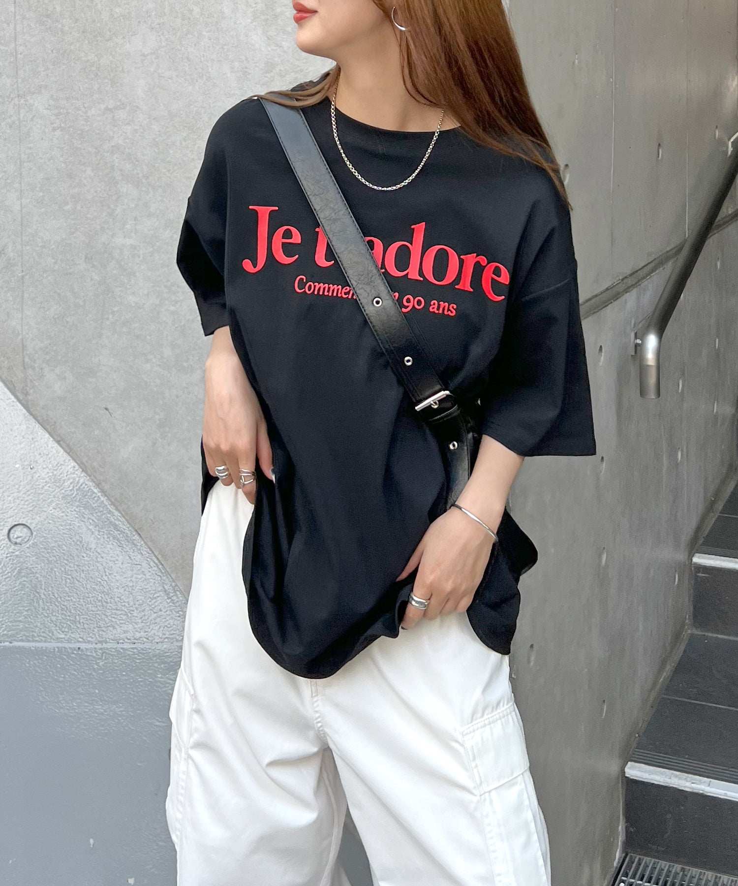 フューティアランド Futier Land フレンチロゴTシャツ （ブラック） ブラック