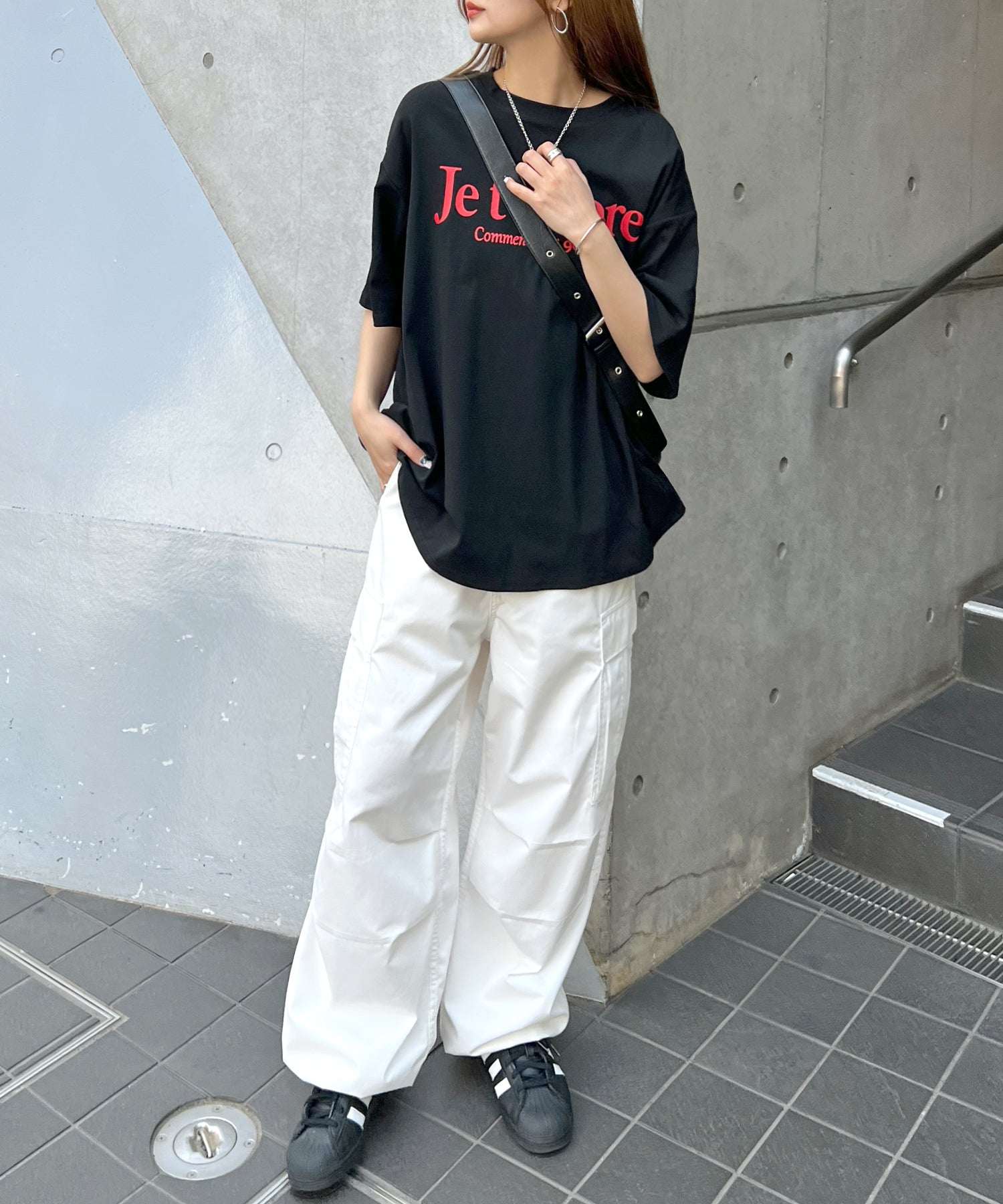 フューティアランド Futier Land フレンチロゴTシャツ （ブラック） ブラック