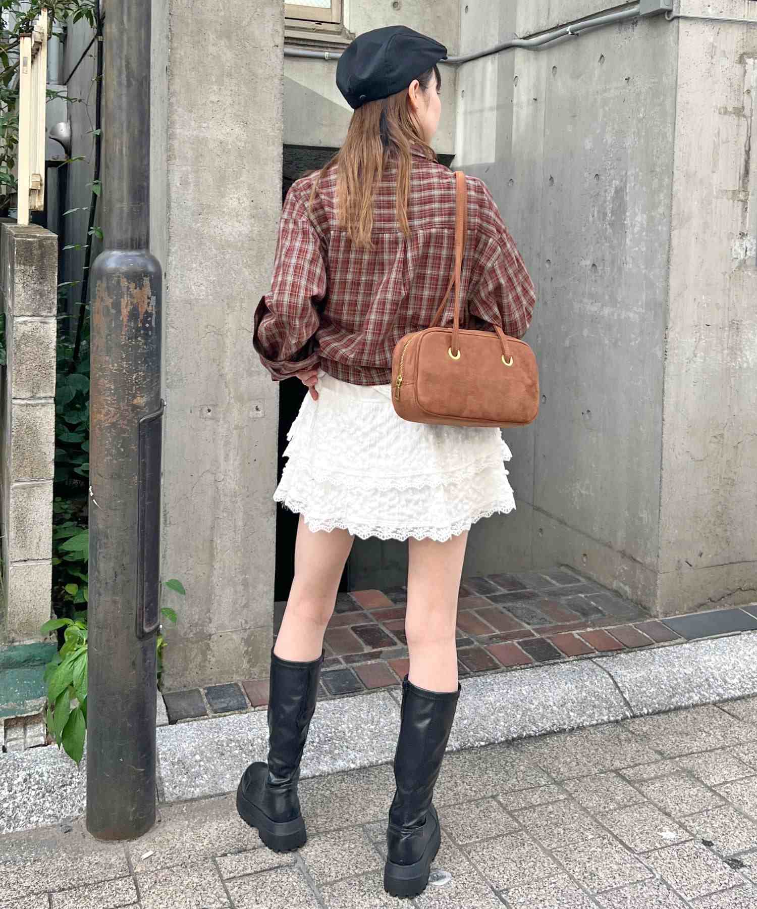 フューティアランド Futier Land マドラスチェックビックカフスシャツ （レッド） レッド