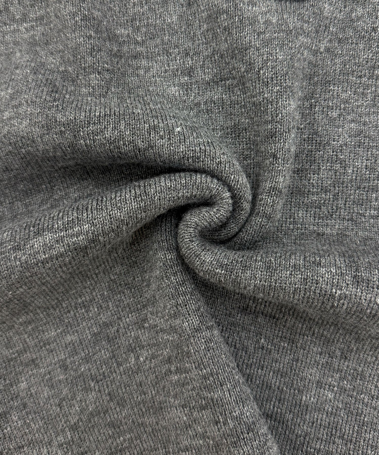 フューティアランド Futier Land シャツ襟付きポロニット （チャコールグレー） チャコールグレー