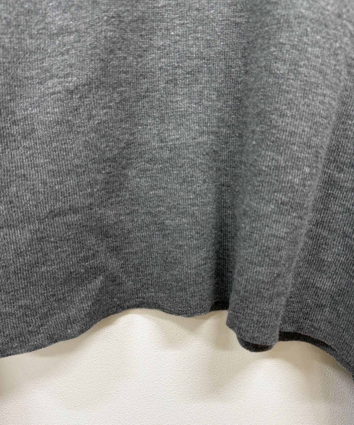 フューティアランド Futier Land シャツ襟付きポロニット （チャコールグレー） チャコールグレー