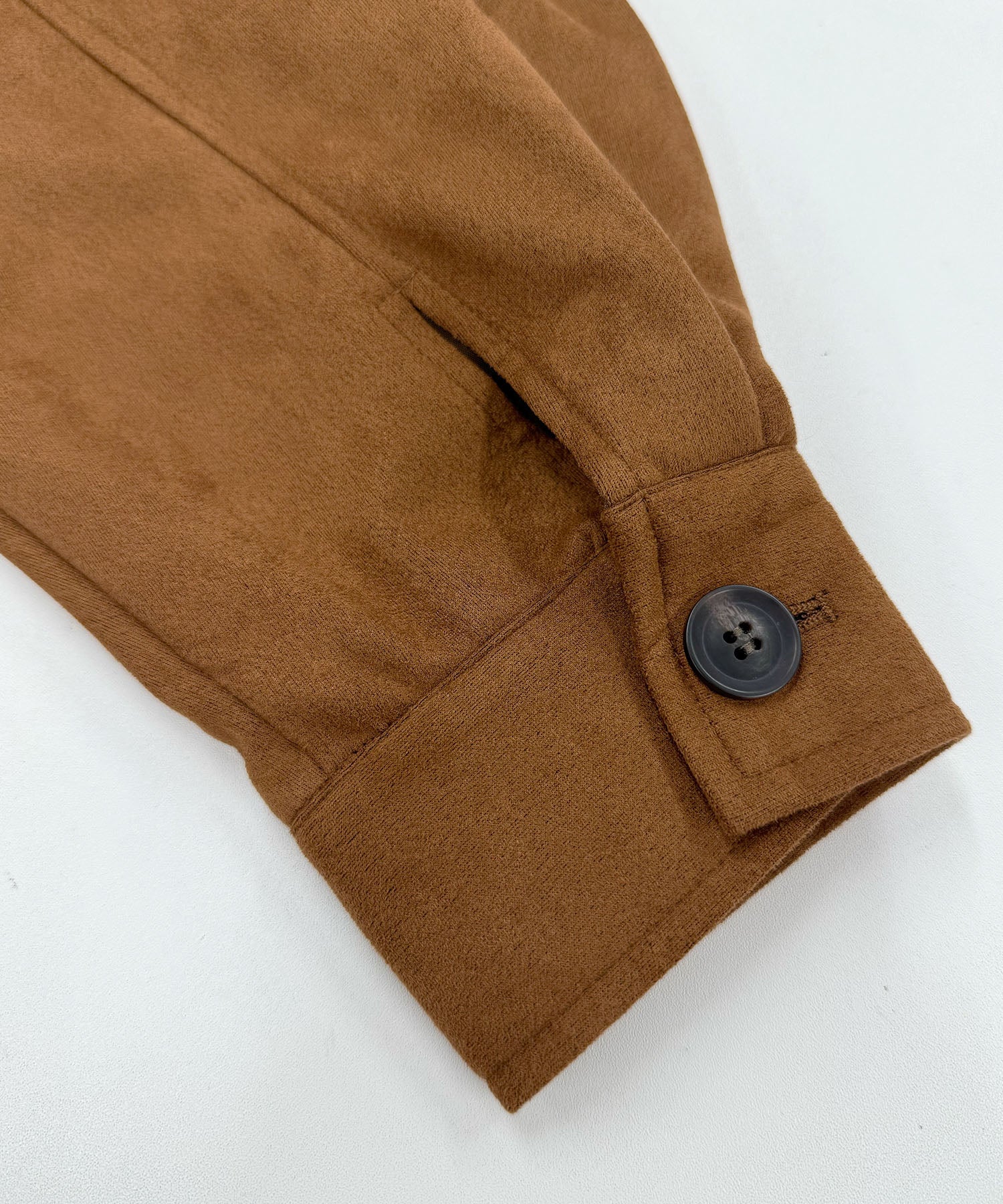 フューティアランド Futier Land スエードショートステンカラージャケット （ダークブラウン） ダークブラウン