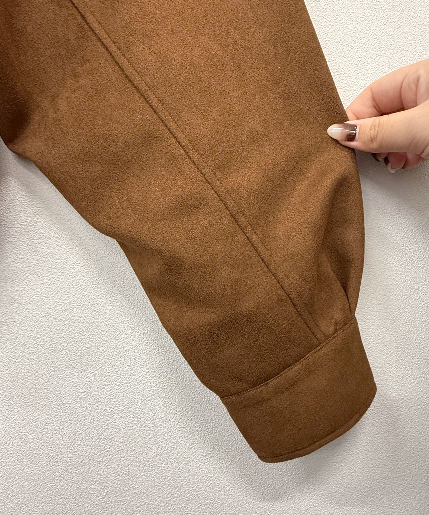 フューティアランド Futier Land スエードショートステンカラージャケット （ダークブラウン） ダークブラウン