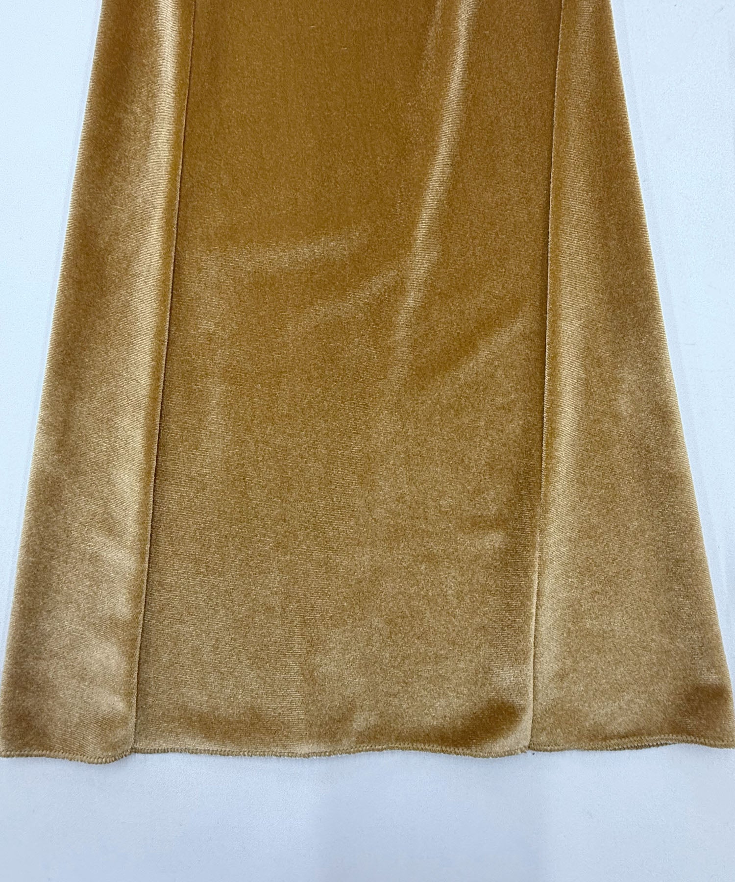 フューティアランド Futier Land ベロアフレアパンツ （マスタード） マスタード