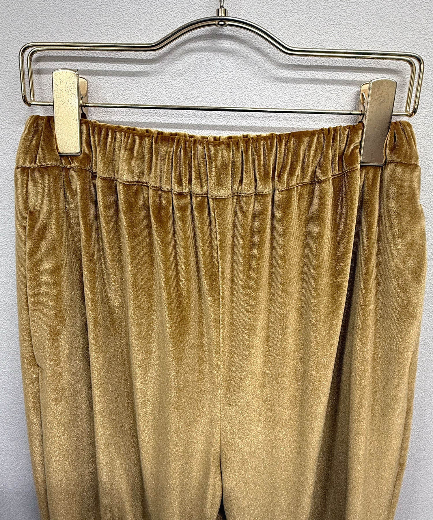 フューティアランド Futier Land ベロアフレアパンツ （マスタード） マスタード