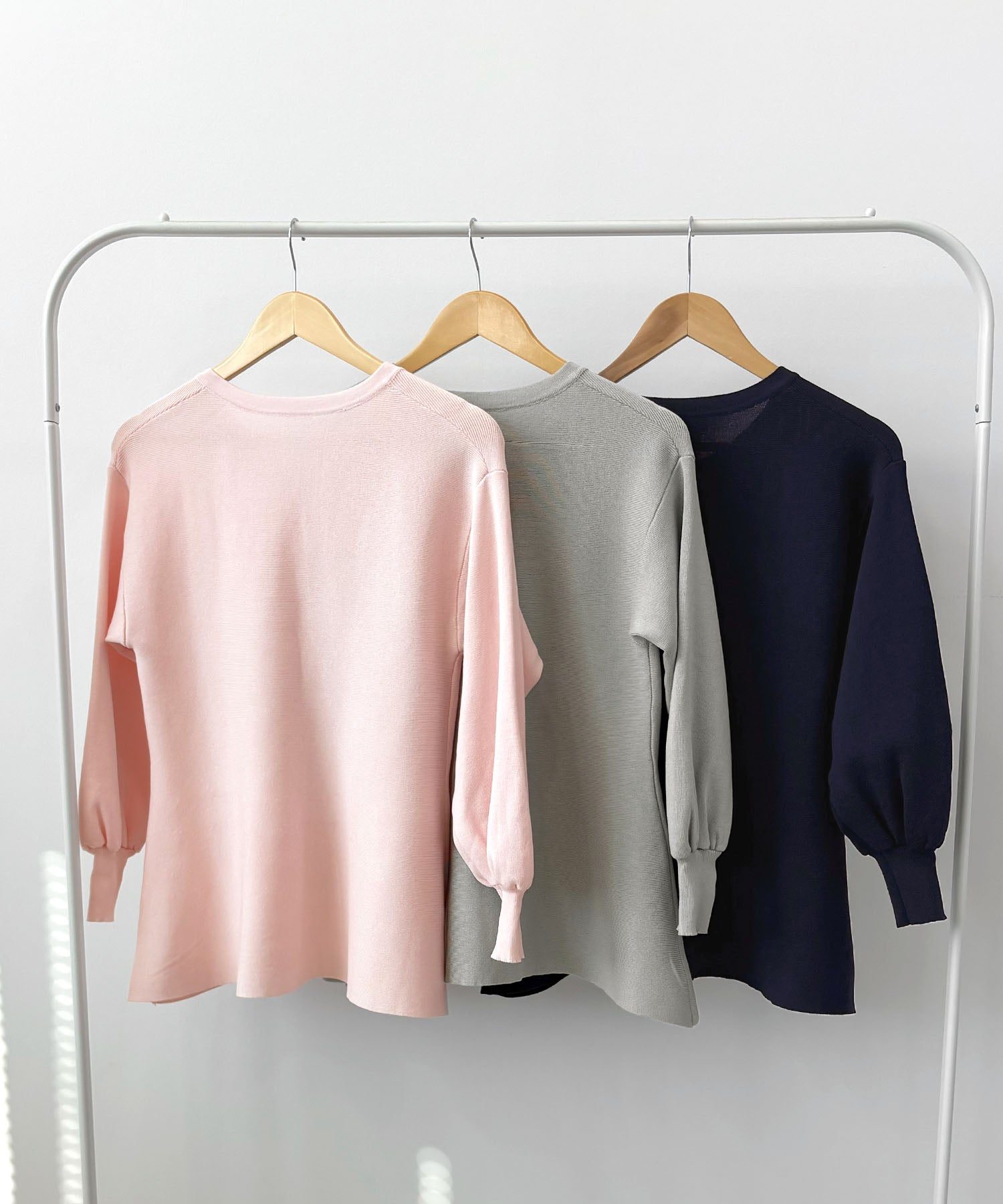 フューティアランド Futier Land ペプラムニットカーディガン （ライトグレー） ライトグレー