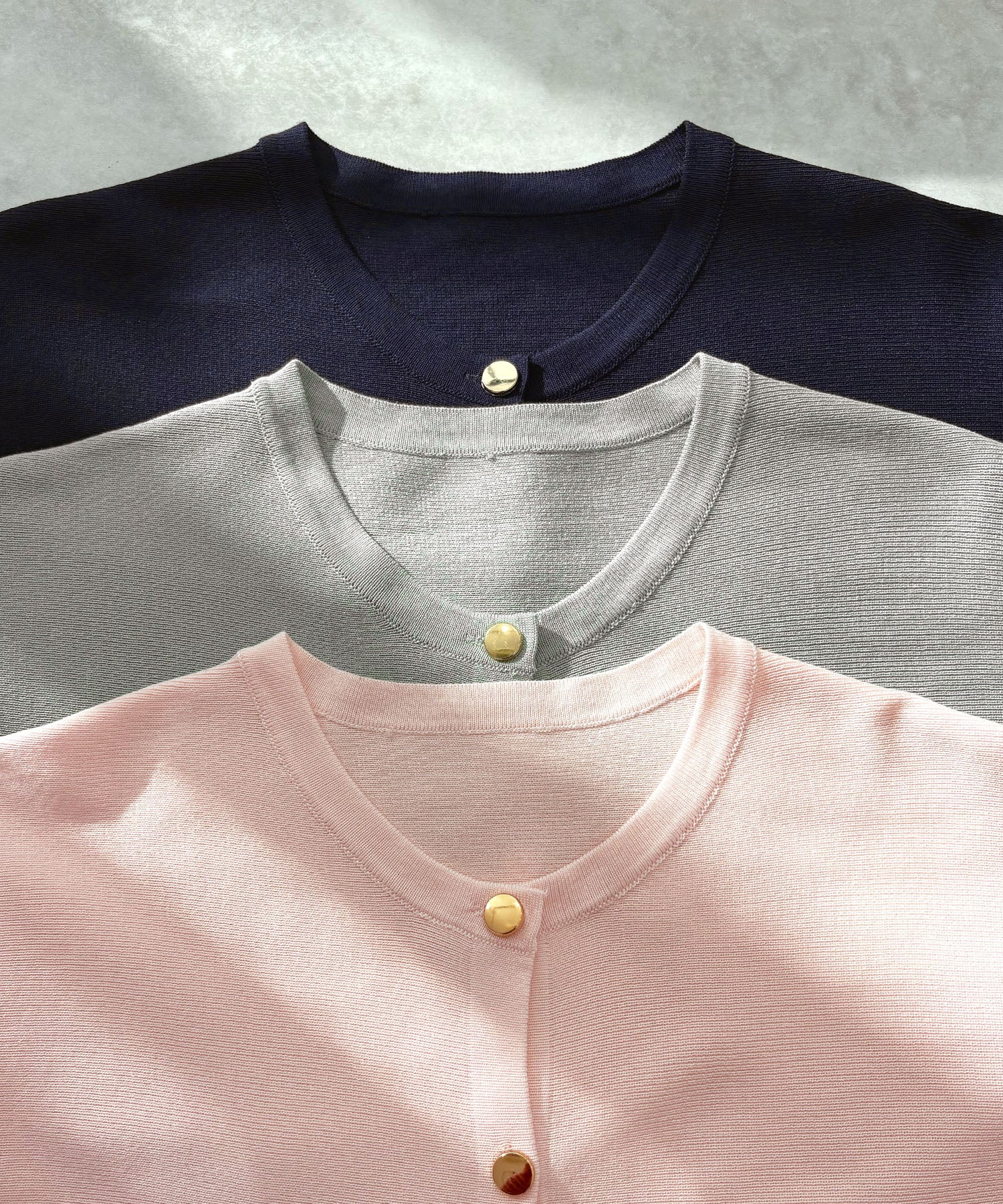 フューティアランド Futier Land ペプラムニットカーディガン （ライトグレー） ライトグレー