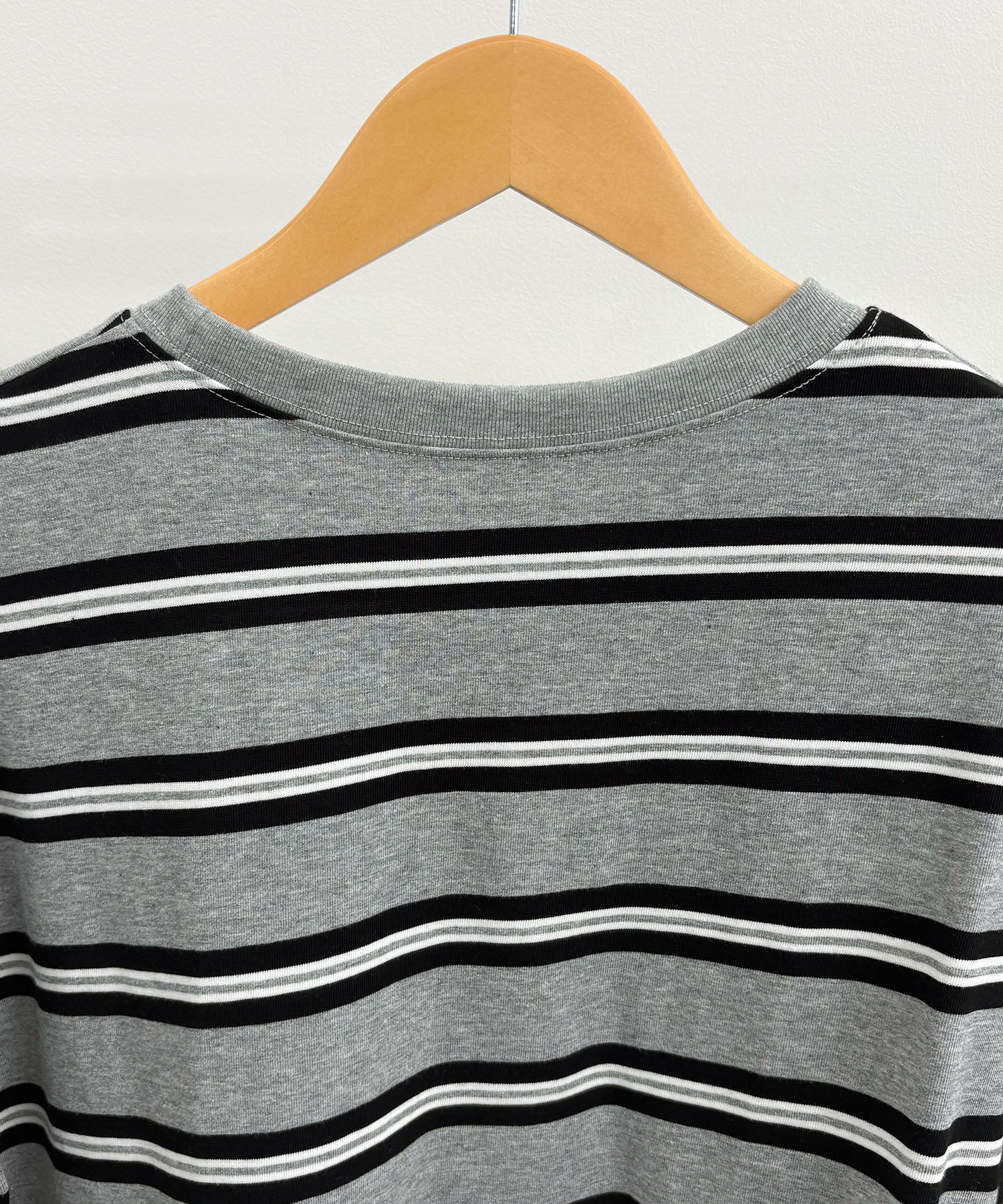 フューティアランド Futier Land ロゴ刺繍ボーダーロンT （ブルー） ブルー