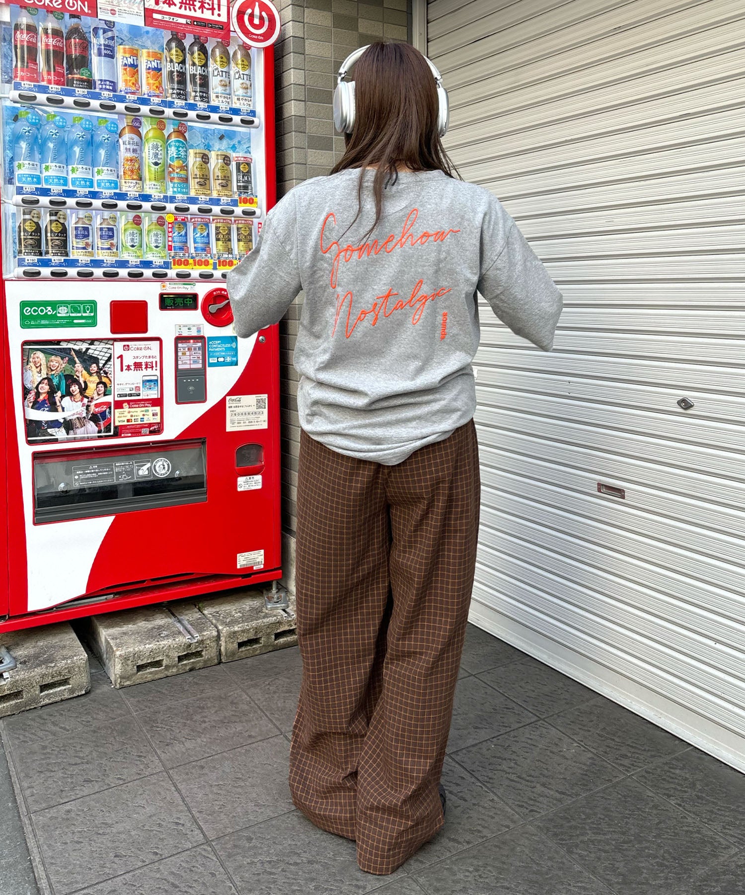 フューティアランド Futier Land チェックワイドイージーパンツ （ブラウン） ブラウン