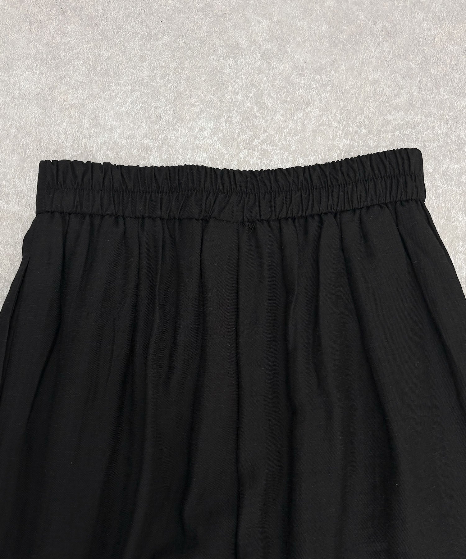 フューティアランド Futier Land 麻ワイドパンツ （ブラック） ブラック