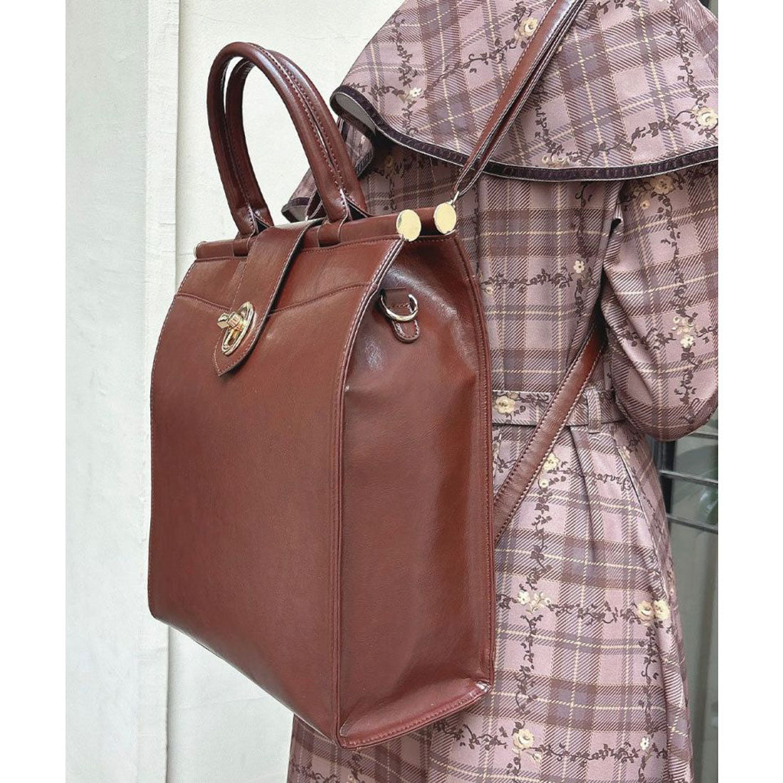 フィント F i.n.t 【A4収納可能】キーホール3wayダレスバッグ （BROWN） BROWN