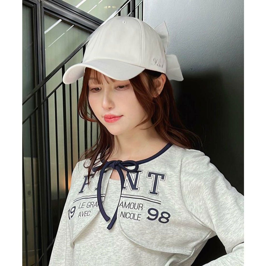 F i.n.t Back Chule Ribbon Cap