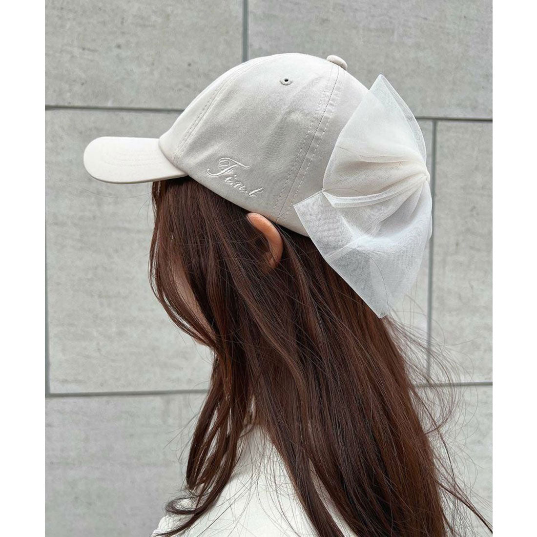 F i.n.t Back Chule Ribbon Cap