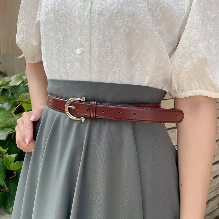 フィント F i.n.t フレンチベーシックベルト （BROWN） BROWN