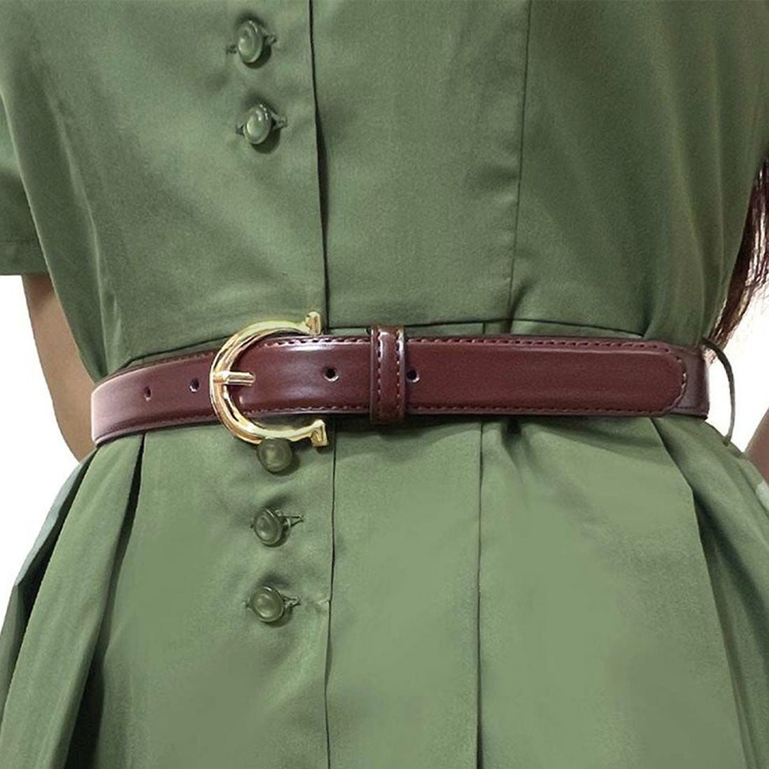 フィント F i.n.t フレンチベーシックベルト （BROWN） BROWN