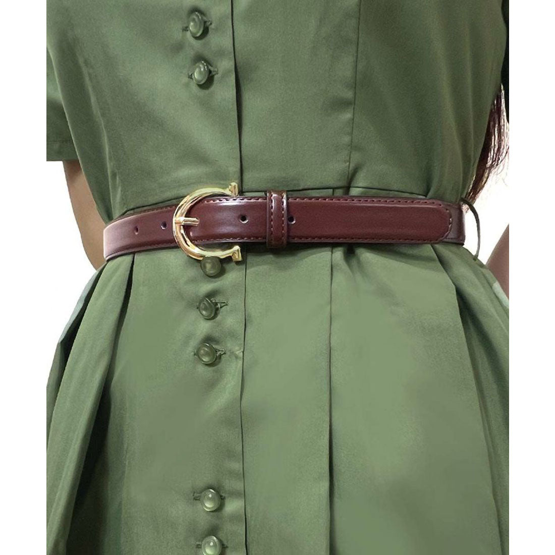 フィント F i.n.t フレンチベーシックベルト （BROWN） BROWN