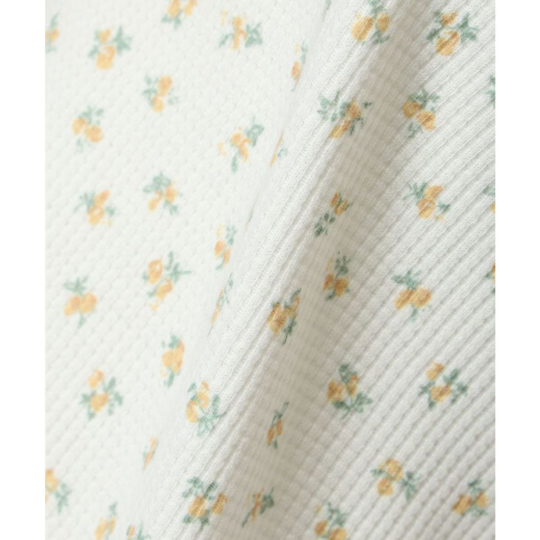 フィント F i.n.t ローズモチーフ付き小花柄タンクトップ【洗える】 （YELLOW） YELLOW