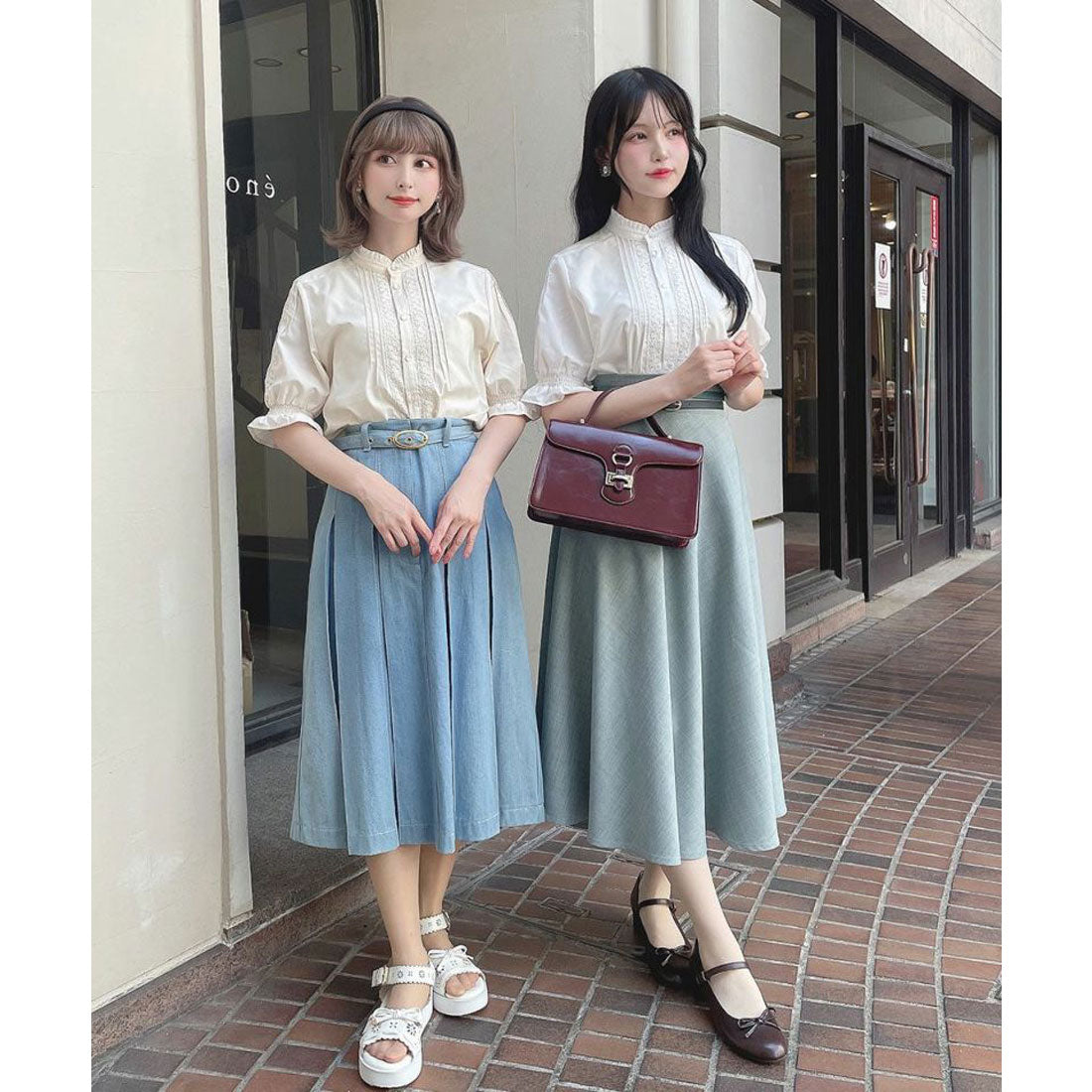 フィント F i.n.t レースピンタック使い半袖ブラウス【洗える】 （L/BEIGE） L/BEIGE