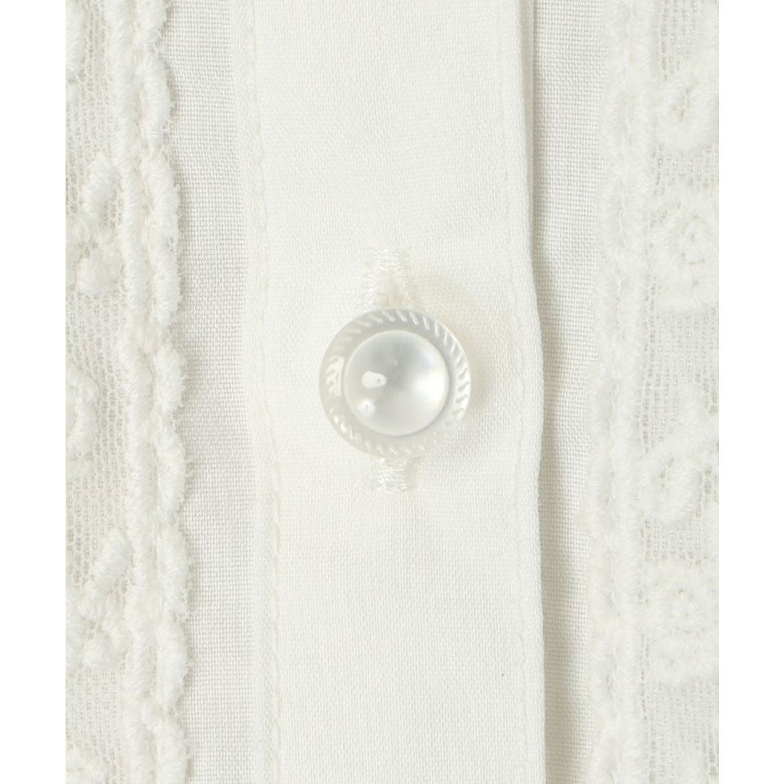 フィント F i.n.t レースピンタック使い半袖ブラウス【洗える】 （L/BEIGE） L/BEIGE