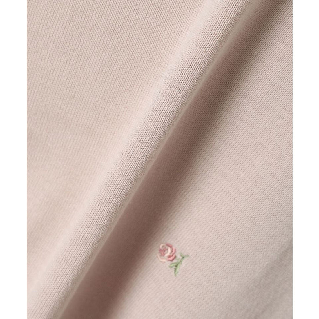 フィント F i.n.t 【UV 加工/洗える/洗濯機洗い可】小花総刺繍UVニットカーディガン （IVORY） PINK BEIGE